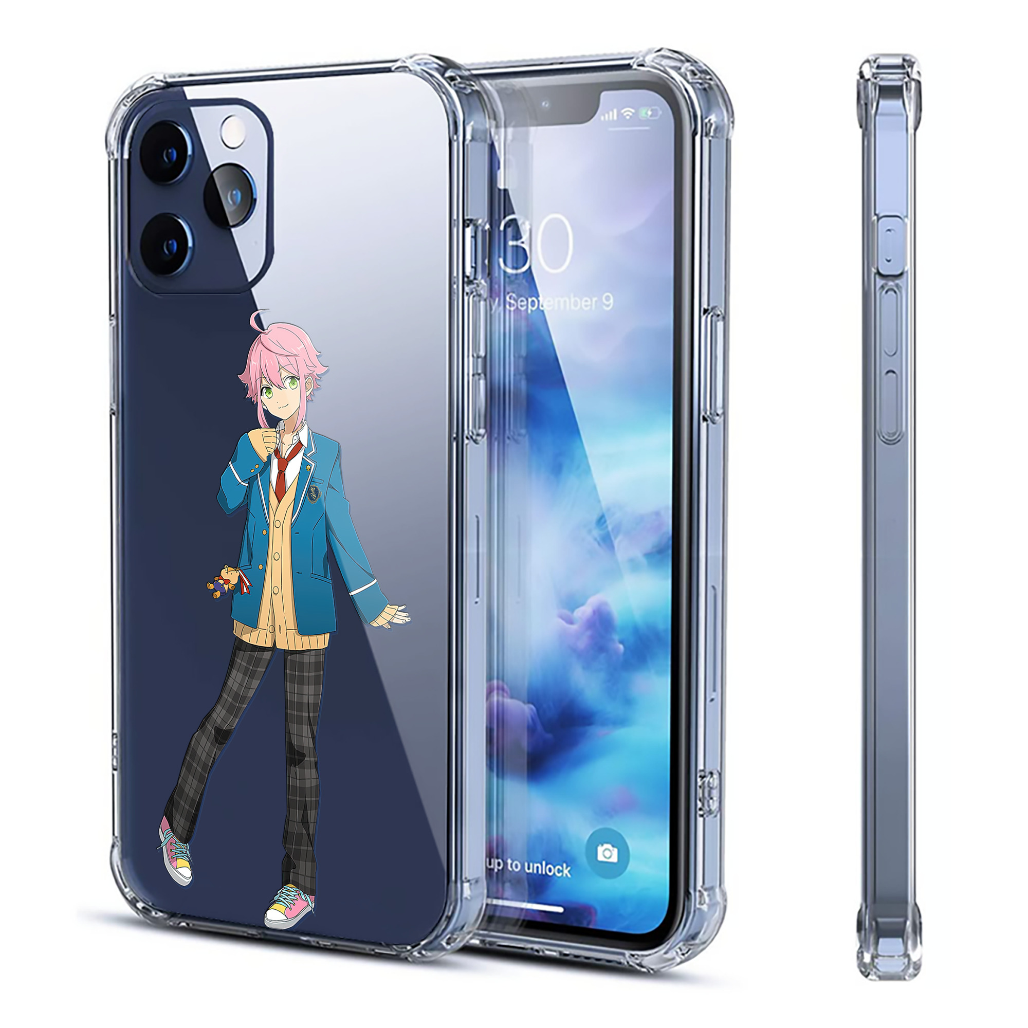 （画像用） あんさんぶるスターズ! Ensemble Stars 【iPhone 12シリーズ対応】透明スマホケース（クリアソフトケース）